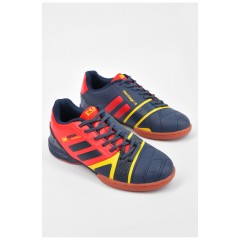 Бутсы подростковые для мальчика темно-синего цвета 195828L Бутсы подростковые для мальчика темно-синего цвета 195828L