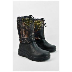 Дутики чоловічі піна на овчині чорного кольору 195905L