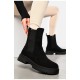 Черевики жіночі зимові чорного кольору 196072L
