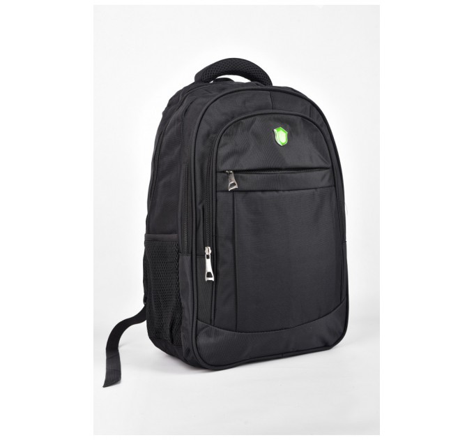 Рюкзак мужской спортивный черного цвета 196101L