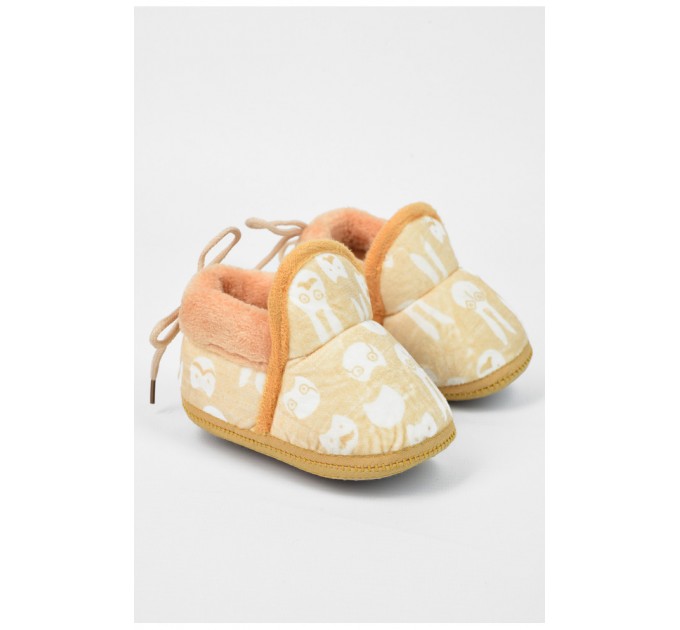 Пінетки дитячі жовтого кольору 196142L