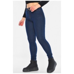 Джинси жіночі скінні синього кольору 196246L