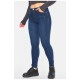 Джинси жіночі скінні темно-синього кольору 196264L