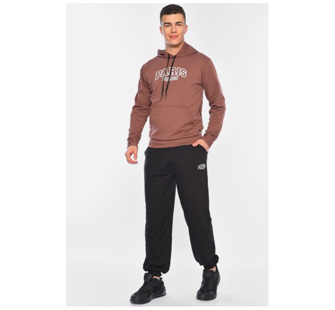 Спортивний костюм чоловічий теракотового кольору 196945L