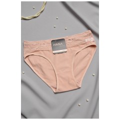 Труси жіночі напівбатальні персикового кольору 196986L