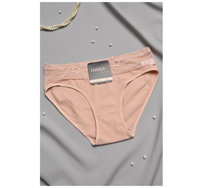 Труси жіночі напівбатальні персикового кольору 196986L