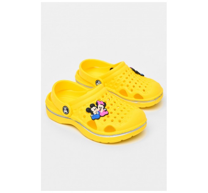 Крокси дитячі жовтого кольору 197187L