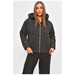 Куртка женская демисезонная черного цвета 197282L