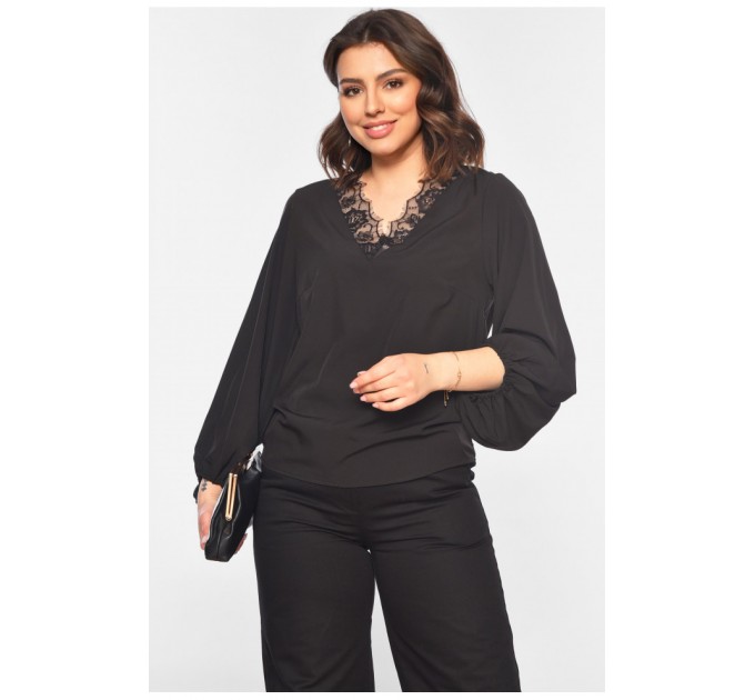 Блуза жіноча чорного кольору 197322L