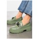 Лофери жіночі зеленого кольору 197537L