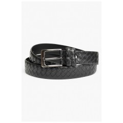 Ремень мужской черного цвета размер 113*3,3 см 198283L