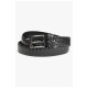 Ремінь чоловічий чорного кольору розмір 113*3,3 см 198283L