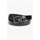 Ремінь чоловічий чорного кольору розмір 113*3,3 см 198285L