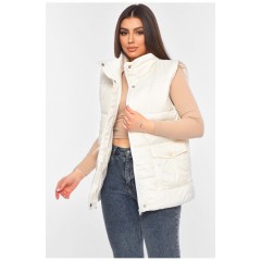 Жилетка жіноча білого кольору 198402L