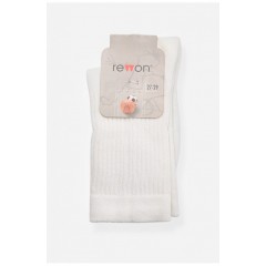 Шкарпетки дитячі демісезонні білого кольору 198525L