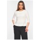 Блуза жіноча білого кольору 198709L