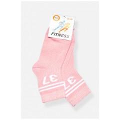 Шкарпетки жіночі демісезонні рожевого кольору 198786L