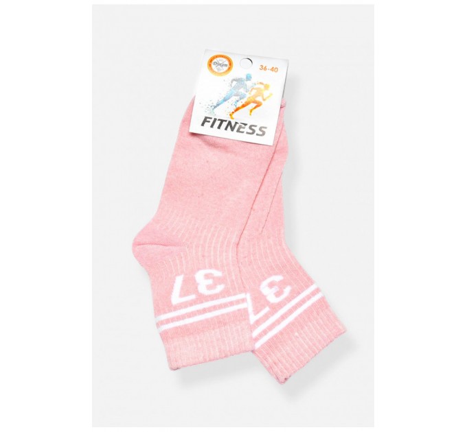 Шкарпетки жіночі демісезонні рожевого кольору 198786L