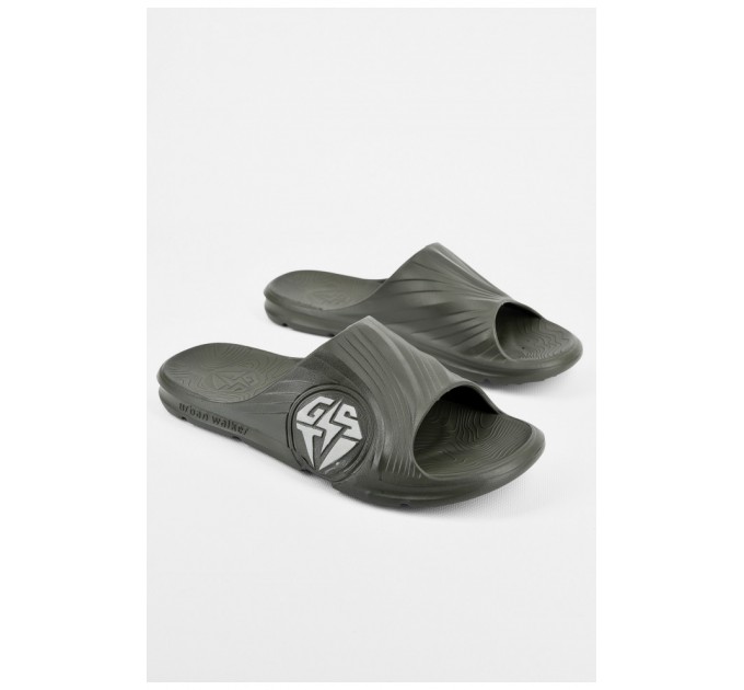 Шльопанці чоловічі піна темно-зеленого кольору 198878L