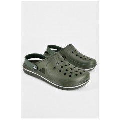 Кроксы мужские темно-зеленого цвета 199191L