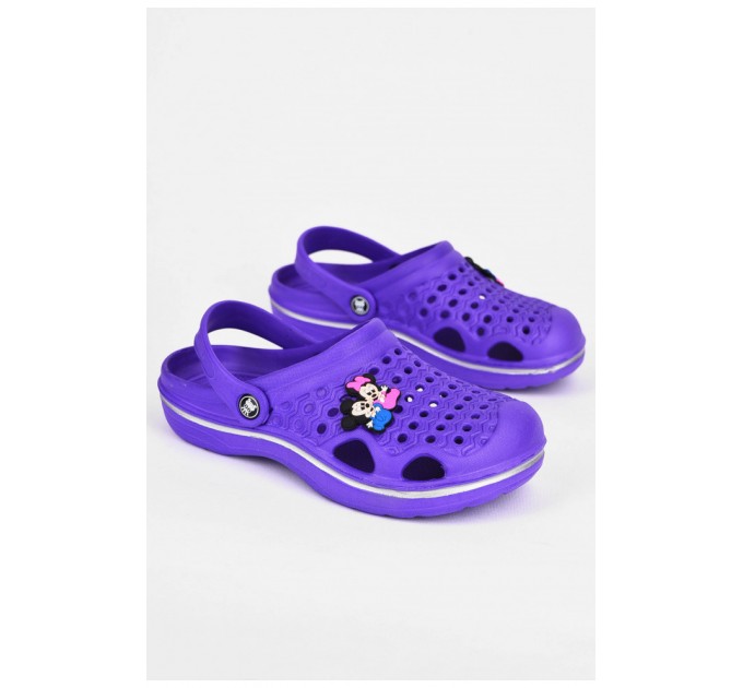 Кроксы детские фиолетового цвета 199524L