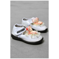 Пінетки дитячі білого кольору 200090L Пінетки дитячі білого кольору 200090L