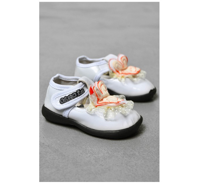 Пінетки дитячі білого кольору 200090L