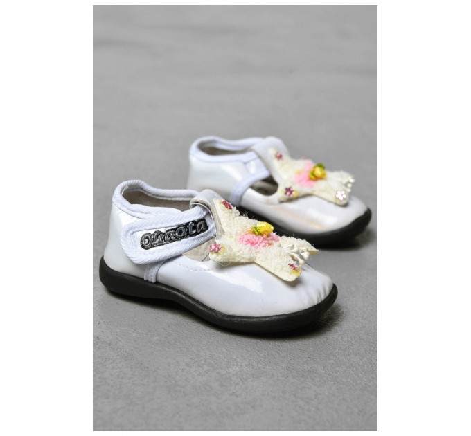 Пинетки детские белого цвета 200091L