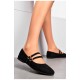 Балетки жіночі чорного кольору 200129L
