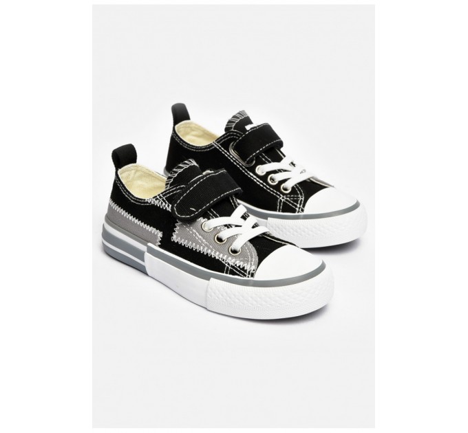 Кеды детские черного цвета 200291L