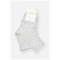 Шкарпетки жіночі демісезонні сірого кольору 200730L