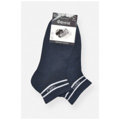 Шкарпетки чоловічі спортивні демісезонні темно-синього кольору 200858L