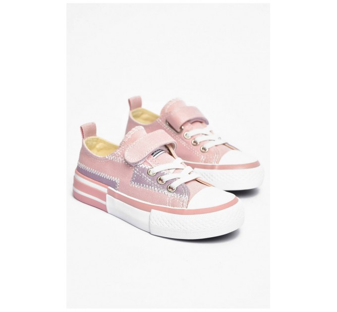 Кеды детские светло-розового цвета 200987L