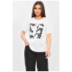 Футболка жіноча білого кольору 200989L