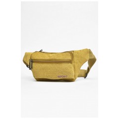 Бананка мужская текстильная желтого цвета 201210L