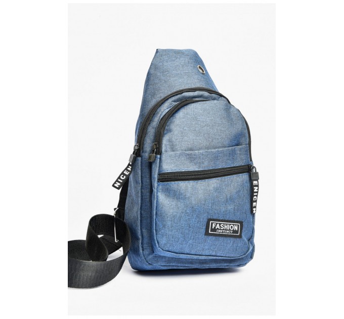 Бананка чоловіча текстильна синього кольору 201218L