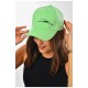 Кепка жіноча зеленого кольору 201269L