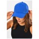 Кепка жіноча синього кольору 201290L