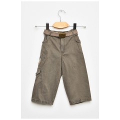 Бриджі дитячі для хлопчика кольору хакі 201696L