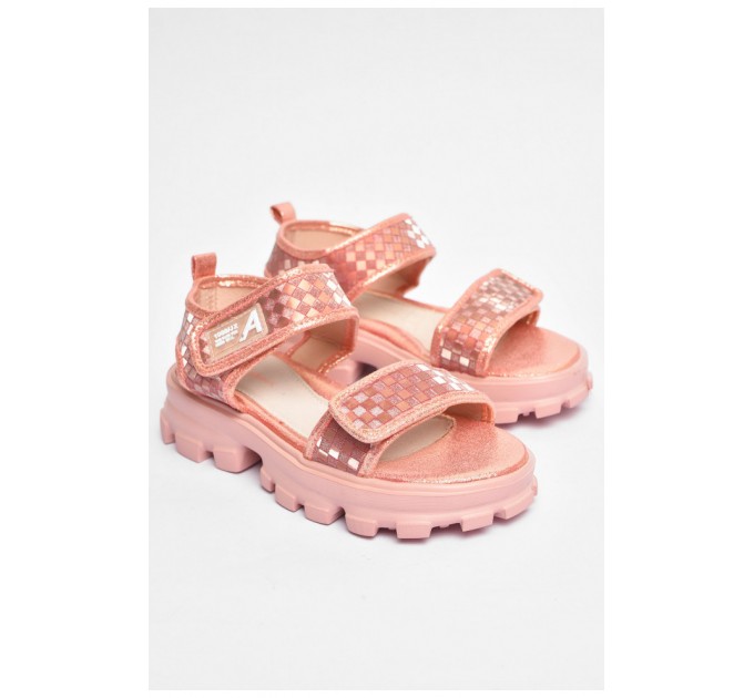 Босоніжки для дівчинки рожевого кольору 202068L
