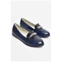 Балетки для дівчинки темно-синього кольору 202230L