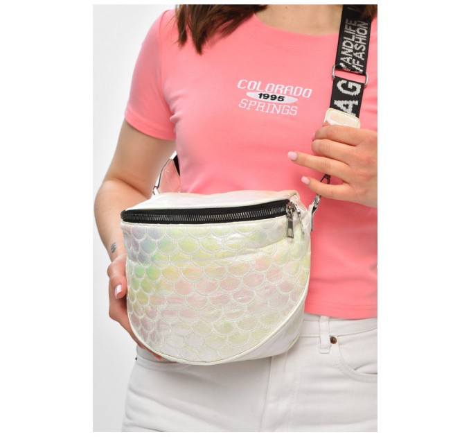 Бананка женская белого цвета 202335L