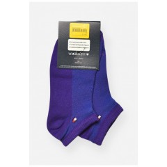 Шкарпетки жіночі спортивні демісезонні темно-фіолетового кольору 202669L