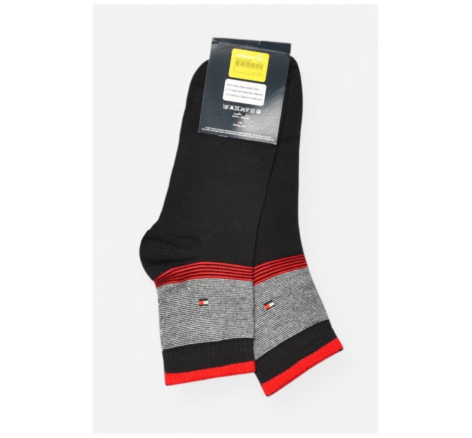 Шкарпетки жіночі демісезонні черного кольору 202771L