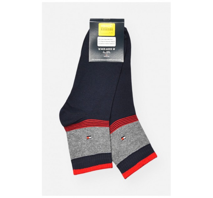 Шкарпетки жіночі демісезонні темно-синього кольору 202772L