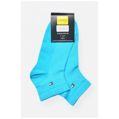 Носки мужские спортивные демисезонные голубого цвета 202791L