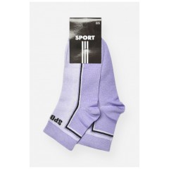 Шкарпетки жіночі демісезонні бузкового кольору 202805L