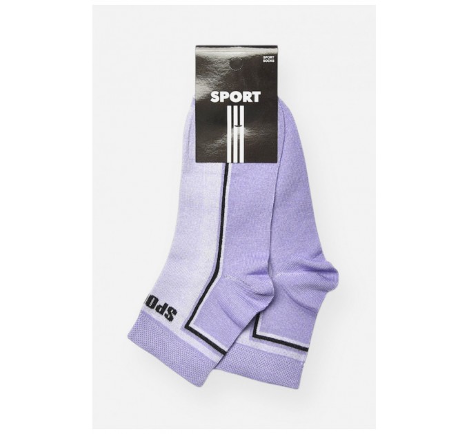 Шкарпетки жіночі демісезонні бузкового кольору 202805L