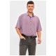 Сорочка чоловіча батальна фіолетового кольору 202911L