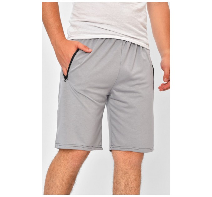 Шорты мужские светло-серого цвета 202987L